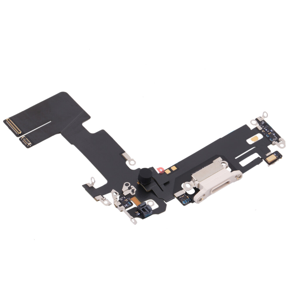 (White) For Iphone 13 Oem Disassembly Dock Connector Charging Port Flex Cable Replacement White 6914271494106