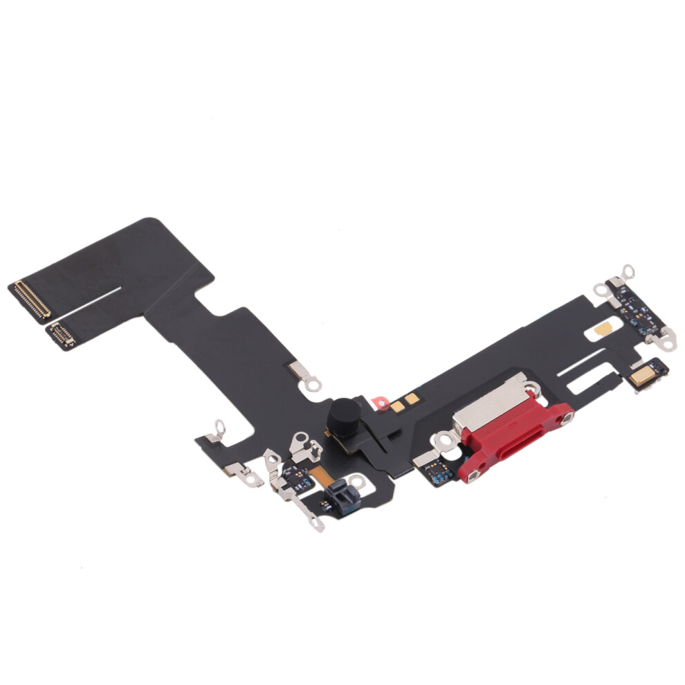 (Red) For Iphone 13 Oem Disassembly Dock Connector Charging Port Flex Cable Replacement Red 6914274796238