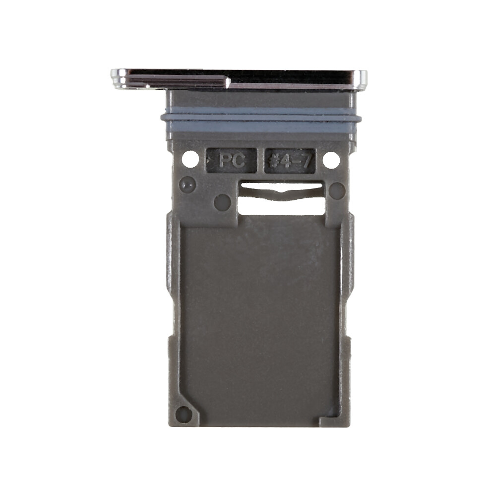 (Silver) For Samsung Galaxy S23 Ultra S918 Oem Sim Card Tray Holder Replacement (Without Logo) Silver 6914274214664