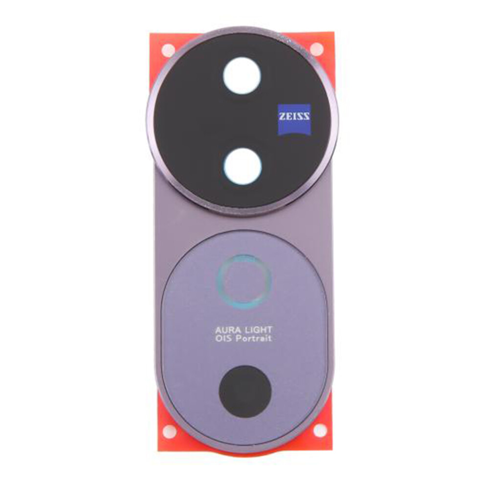 (Purple) For Vivo V40 5G Oem Back Camera Lens Holder Cover With Glass Part (Without Logo) Purple 6914279627681