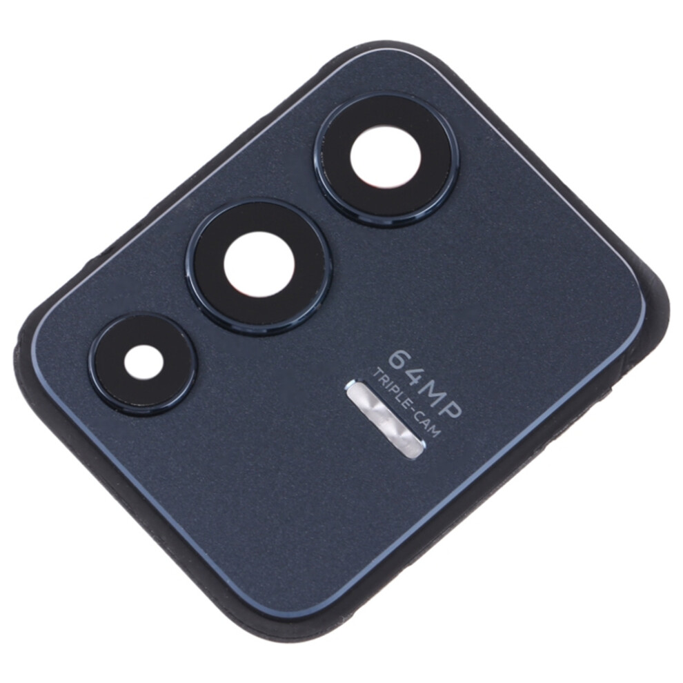 (Black) For Vivo V23 5G Oem Back Camera Lens Holder Cover With Glass Replacement Part (Without Logo) Black 6914270373884