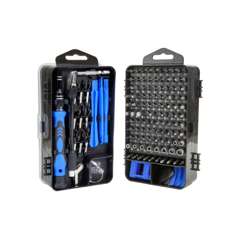 (Blue) 138-In-1 Screwdriver Set Multi-Function Hand Tool Precision Screwdriver Kit Repair Tool For Computer,Mobile Phone Blue 6914270259973