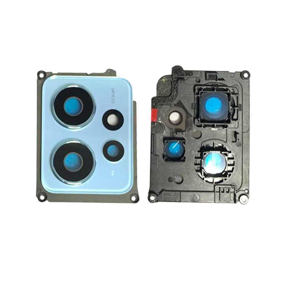 (Blue) For Xiaomi Redmi Note 12 4G Oem Back Camera Lens Holder Cover With Glass Part (Without Logo) Blue 6914278552038