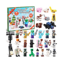 Kids Christmas Minecraft Figures 24 Days Countdown Advent Calendar Toys Surprise Xmas Gifts