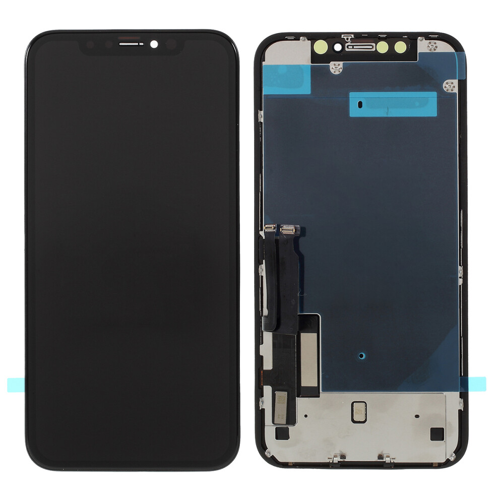 Lcd Screen And Digitizer Assembly With Frame And Metal Sheet For Iphone Xr 6.1 Inch (Ruiju In-Cell Workmanship) (Without Logo) 6914271373654