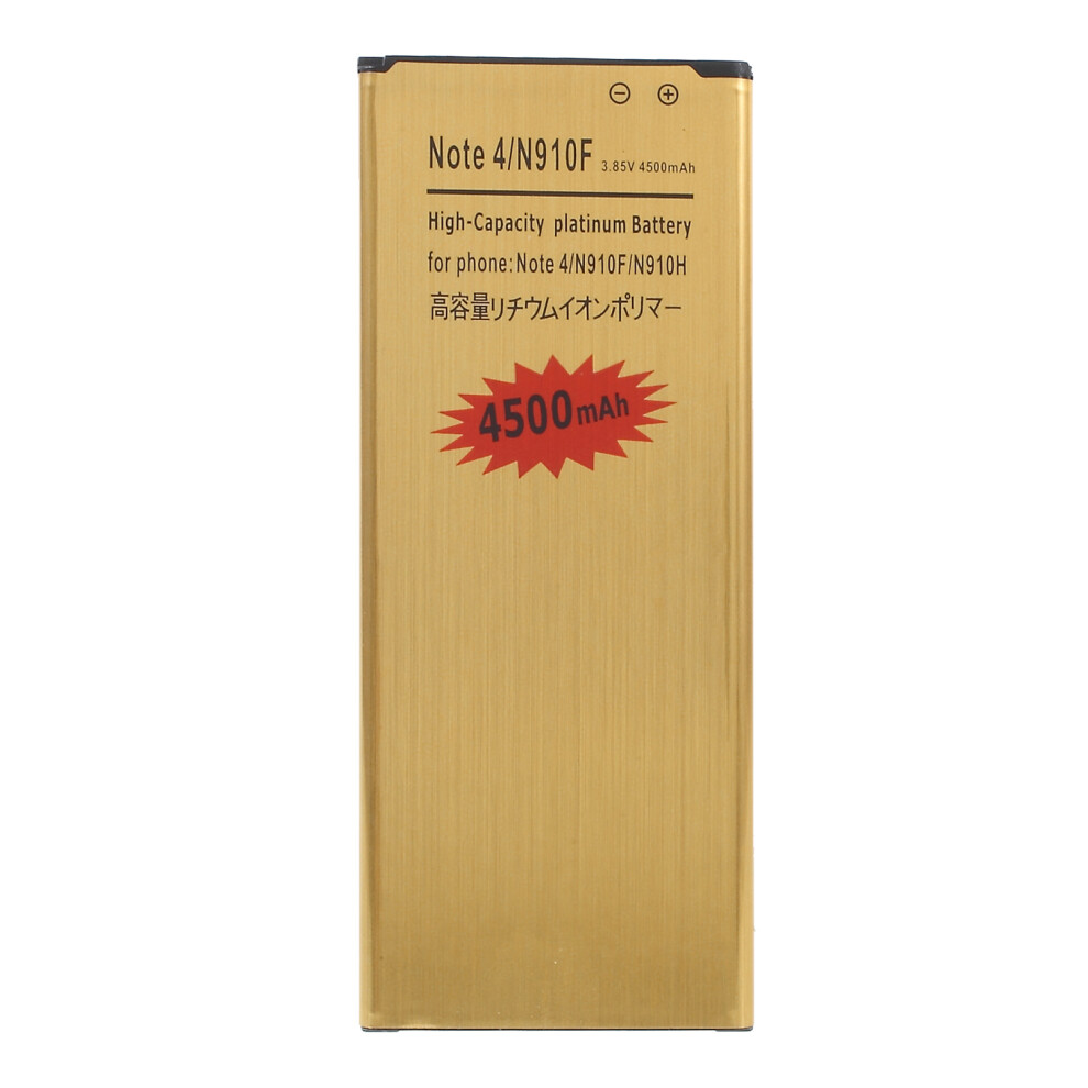4500Mah Replacement Li-Ion Polymer Battery For Samsung Note 4 N910 6914273272221