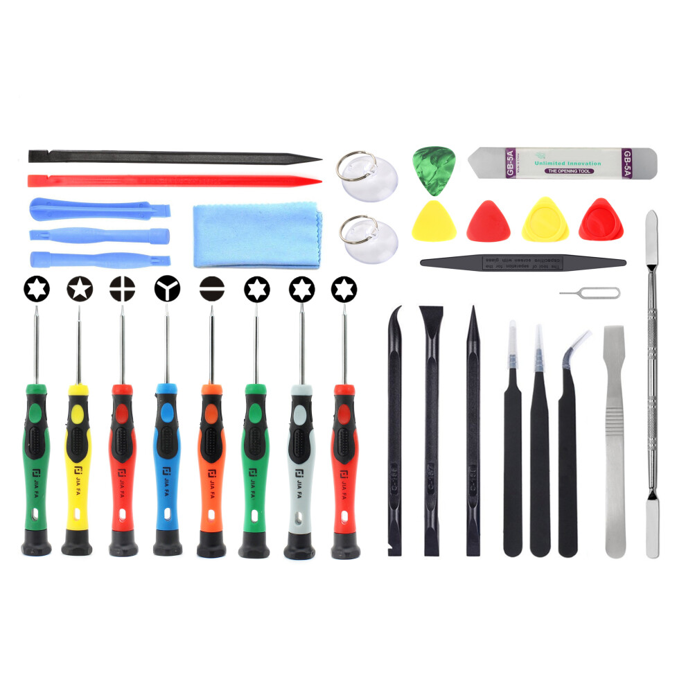 Jf-8136 32-In-1 Opening Pry Screwdriver Repair Tool Kit For Iphone Samsung Huawei 6914271594639