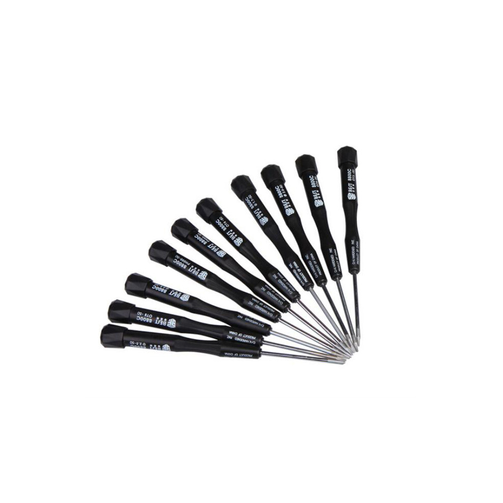 Best Bst-8800C 10-In-1 Anti-Slip Professional Screwdriver Disassemble Opening Repair Tool Kit 6914278867163