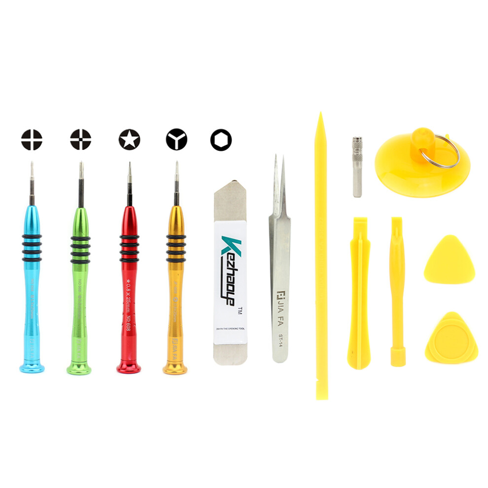 Jf-8155 13-In-1 Professional Pry Screwdriver Repair Kit For Iphone 6914272378337