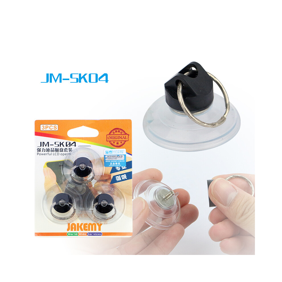 Jakemy Jm-Sk04 3-In-1 Powerful Suction Cup Set Screen Removing Disassemble Repair Tool For Smartphone Tablet 6914279471383