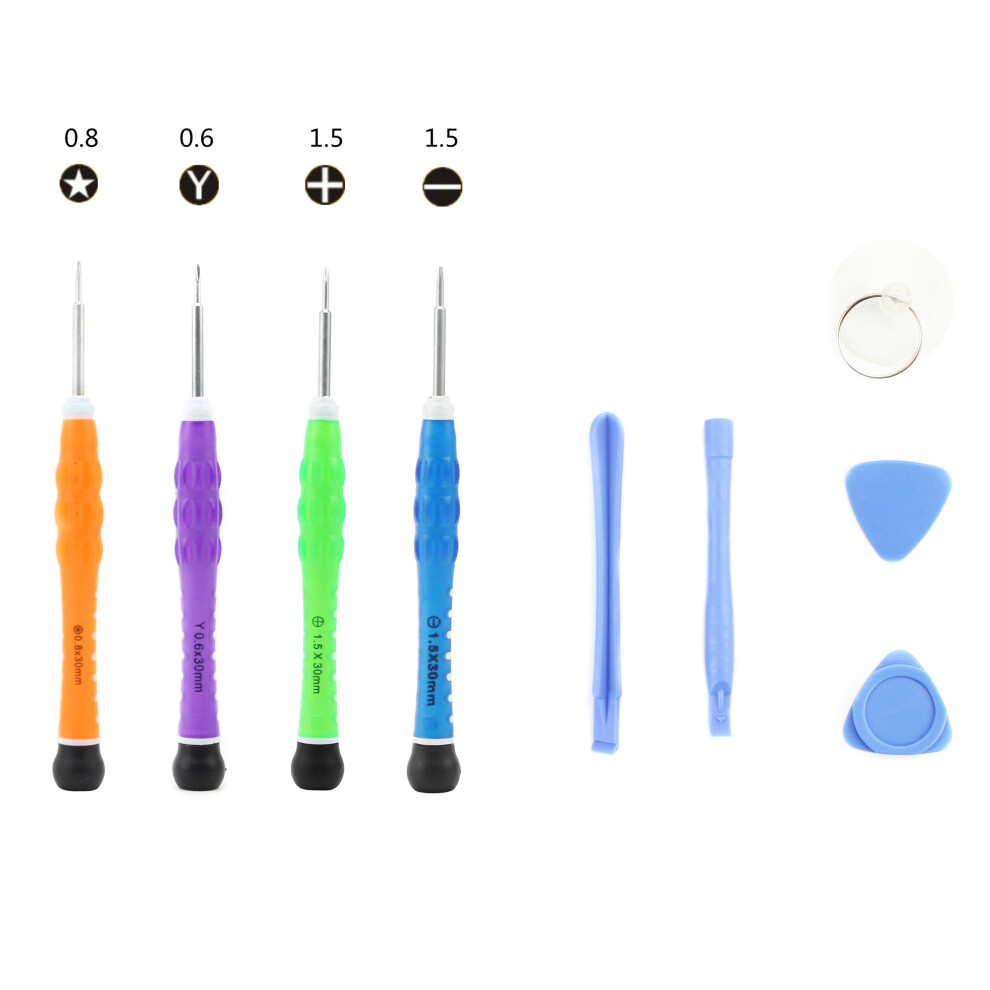 Jf-611 Professional 9-In-1 Screwdriver Pry Disassemble Repair Tool Set 6914272950182