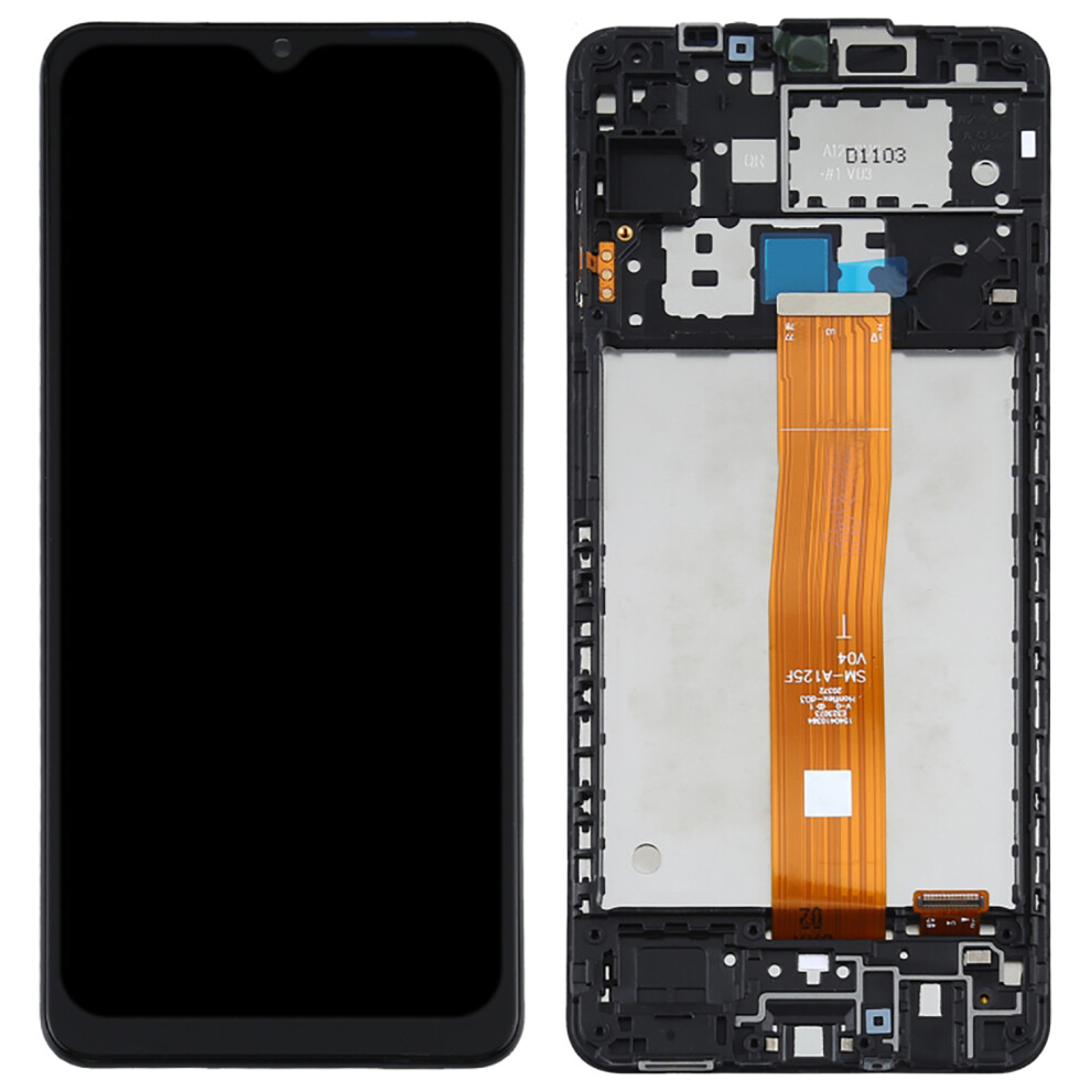 Grade C Lcd Screen And Digitizer Assembly+Frame Replacement (Without Logo) For Samsung Galaxy A12 A125 6914273461113