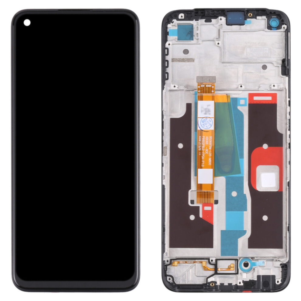 For Realme 8I/Narzo 50 4G Grade B Lcd Screen And Digitizer Assembly+Frame Replace Part (Without Logo) 6914272786224