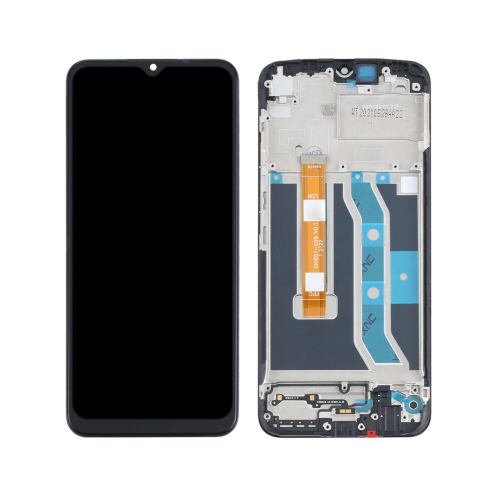For Realme C21y Grade S Oem Lcd Screen And Digitizer Assembly+Frame Replacement Part (Without Logo) 6914275647607