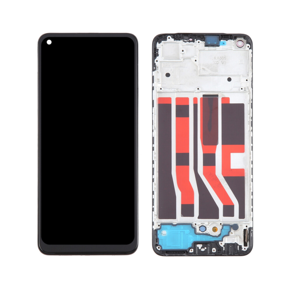 For Oppo Reno6 Lite Grade C Oled Screen And Digitizer Assembly+Frame Spare Part (Without Logo) 6914273659336