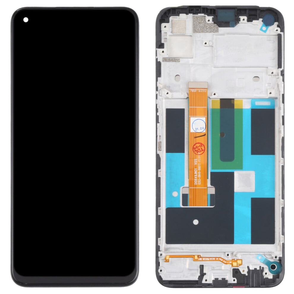For Realme 7 (Global) 4G Rmx2155/Narzo 20 Pro Grade S Oem Lcd Screen And Digitizer Assembly+Frame Replacement Part (Without Logo) 6914274127872