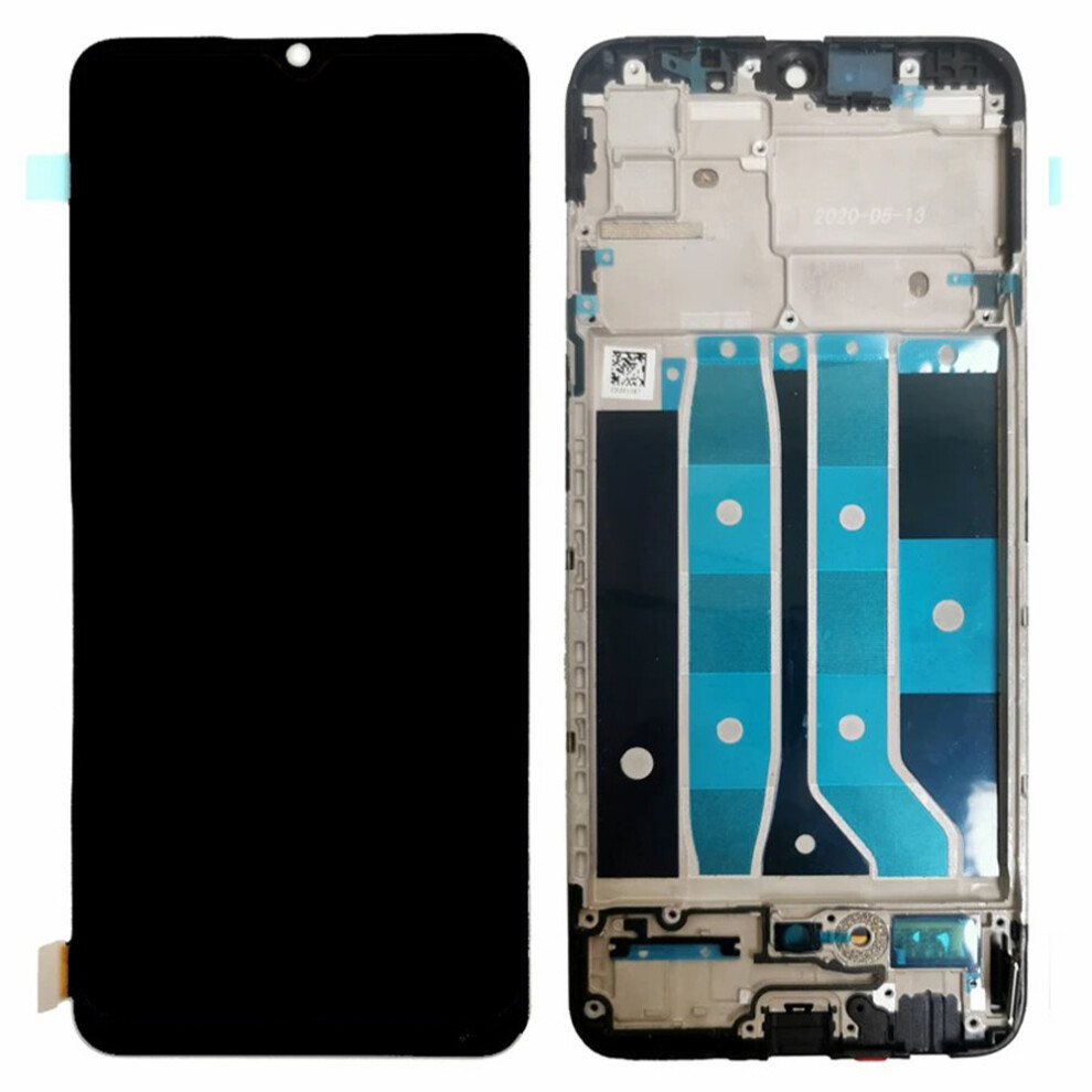 For Oppo F17/A73 Grade C Oled Screen And Digitizer Assembly+Frame Spare Part (Without Logo) 6914276876921