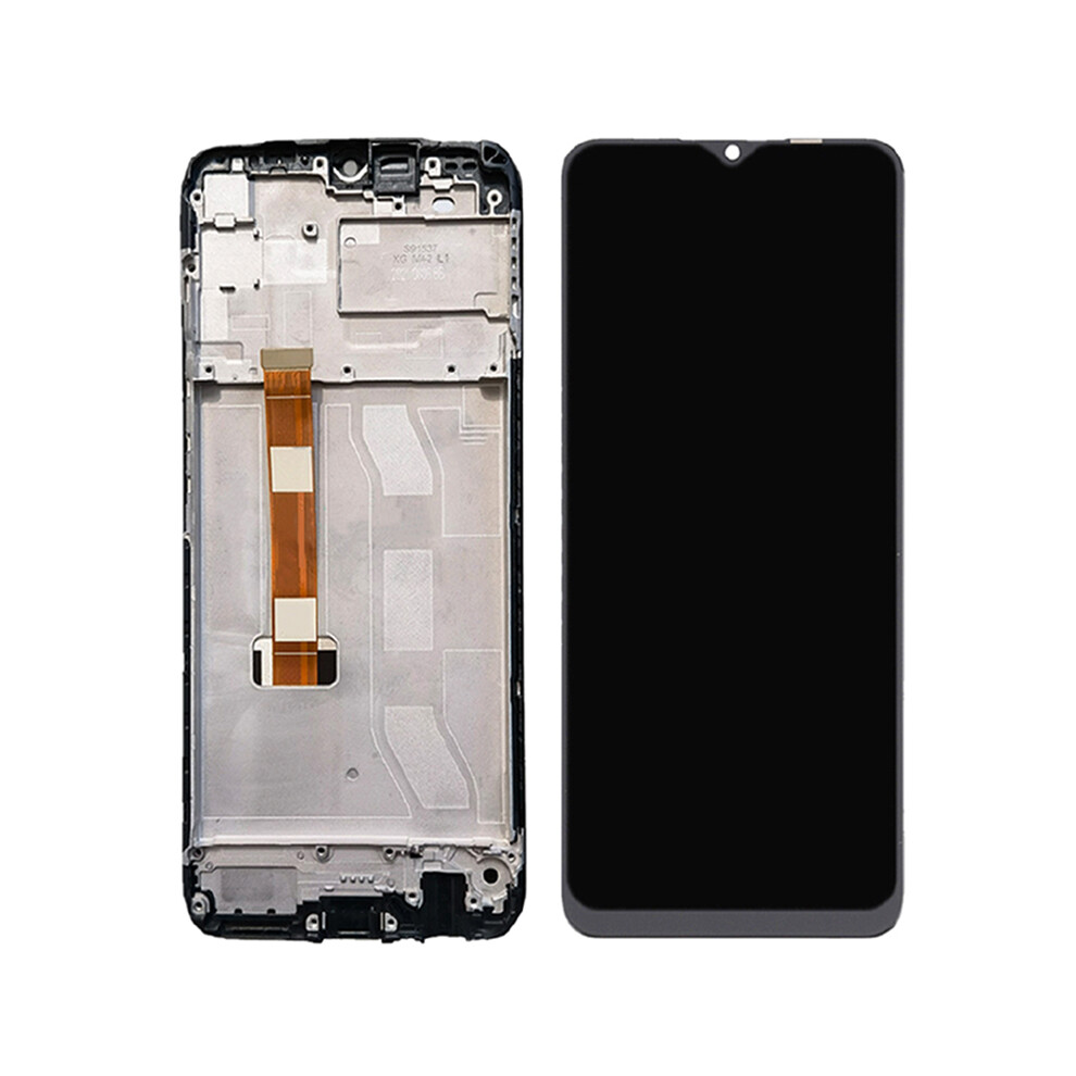 For Realme C25 Grade S Oem Lcd Screen And Digitizer Assembly+Frame Replacement Part (Without Logo) 6914274384657