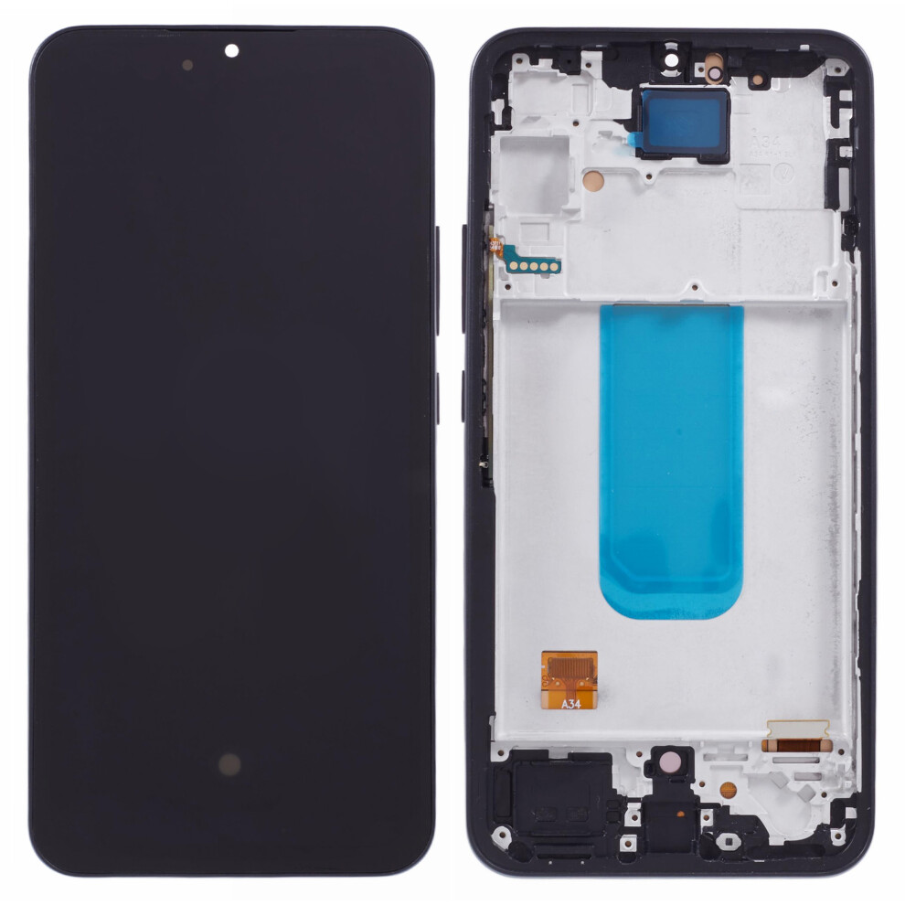 For Samsung Galaxy A34 5G A346 Grade C Oled Screen And Digitizer Assembly+Frame Replacement Part (Without Logo) 6914270075467