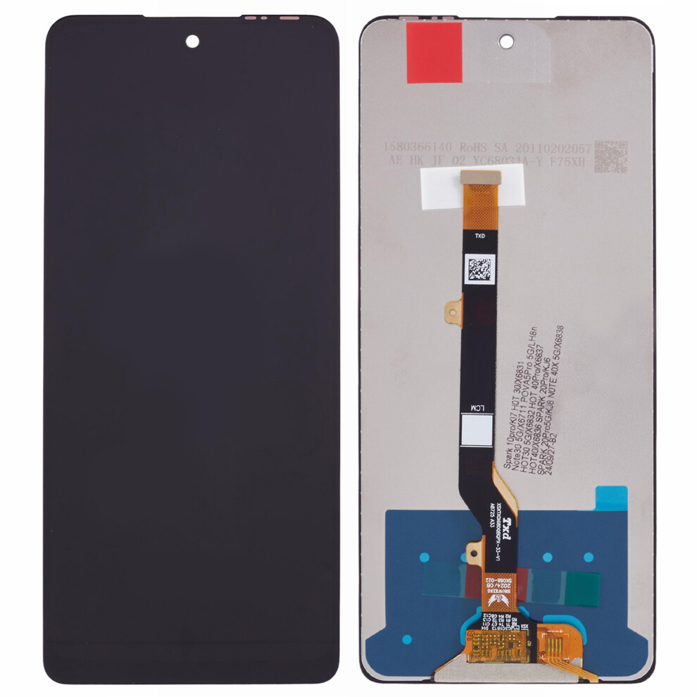 For Infinix Note 40X 5G X6838 Grade C Lcd Screen And Digitizer Assembly Replacement Part (Without Logo) 6914273335605