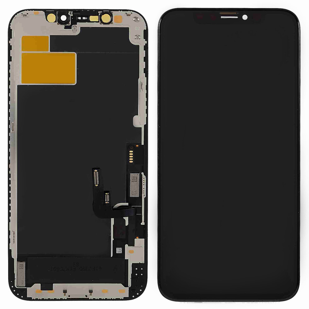 For Iphone 12/12 Pro 6.1 Inch Grade C Lcd Screen And Digitizer Assembly Replacement Part (Zy Incell Technology) (Without Logo) 6914272638677