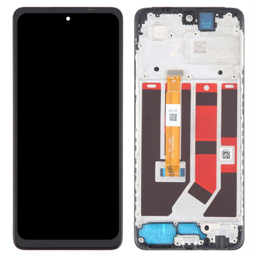 For Oppo A58 4G Grade C Lcd Screen And Digitizer Assembly+Frame Replacement Part (Without Logo) 6914271560122