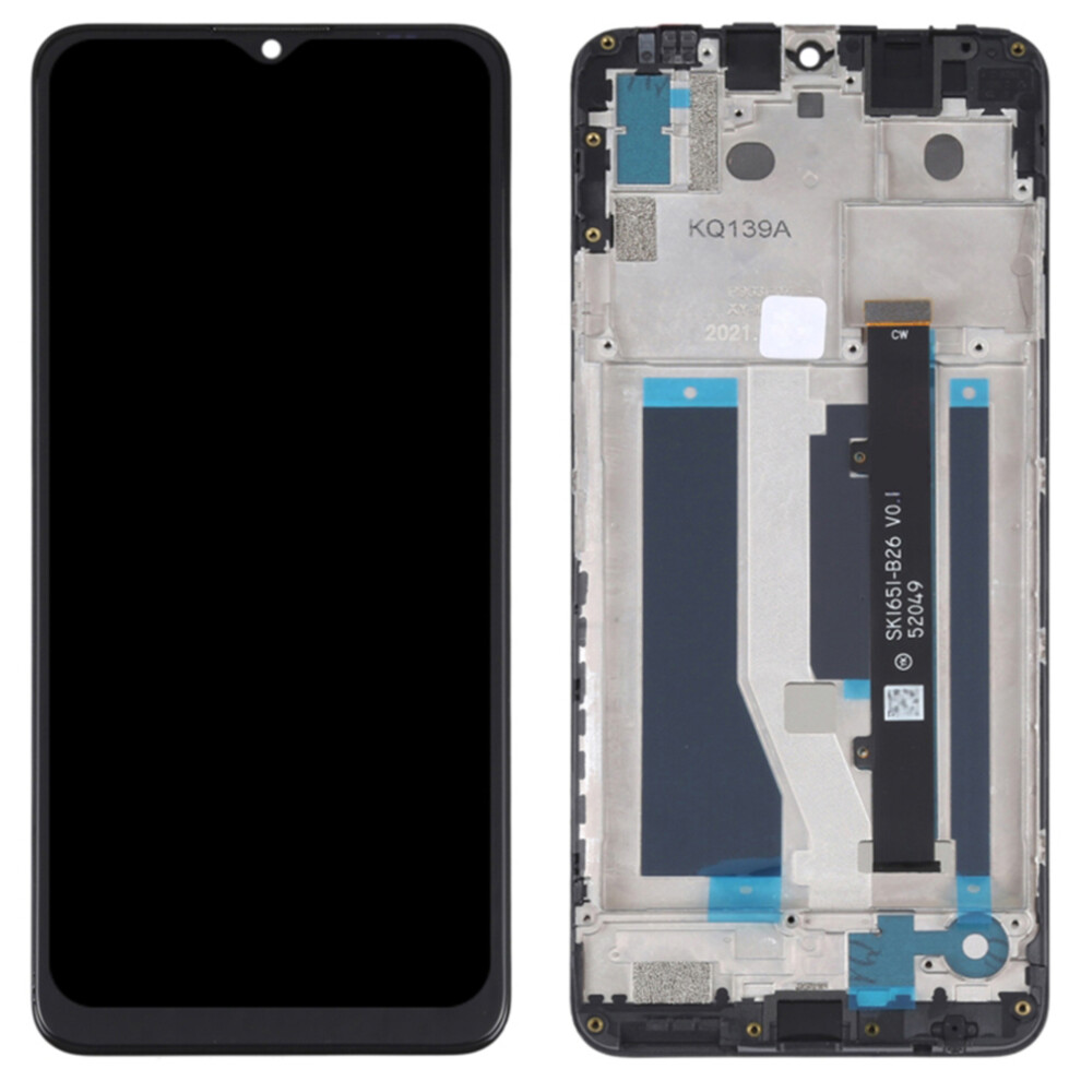For Zte Blade A71 Grade C Lcd Screen And Digitizer Assembly+Frame Part (Without Logo) 6914270657144