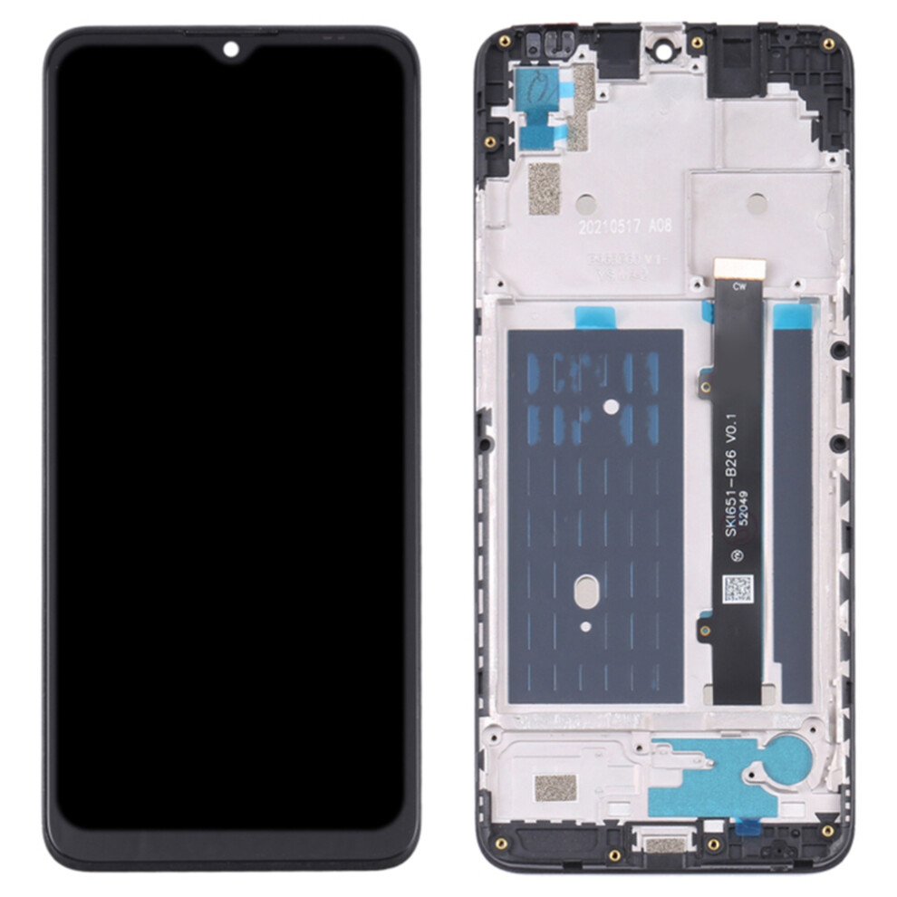 For Zte Blade A51 Grade C Lcd Screen And Digitizer Assembly+Frame Part (Without Logo) 6914274139523