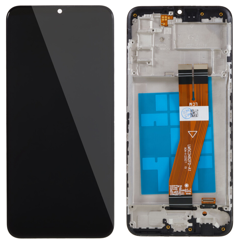 For Samsung Galaxy A02s (164.2Mm) A025 Grade B Lcd Screen And Digitizer Assembly+Frame Replacement Part (Without Logo) 6914272382679