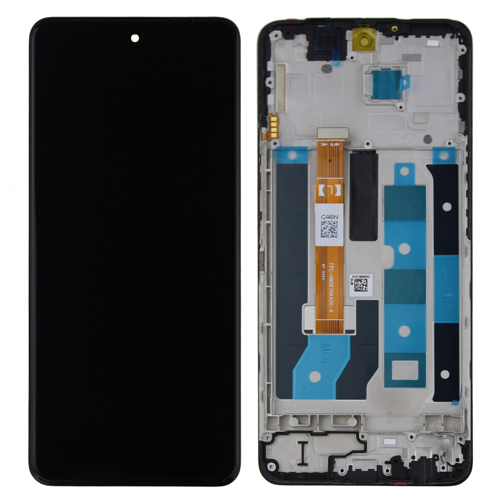 For Realme 12X 5G Oem Grade S Lcd Screen And Digitizer Assembly+Frame Part (Without Logo) 6914278397448
