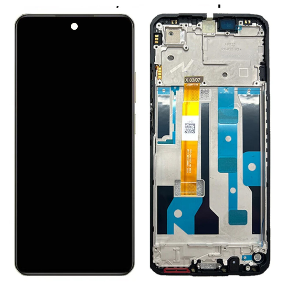 For Realme C75 4G Oem Grade S Ips Lcd Screen And Digitizer Assembly+Frame Part (Without Logo) 6914274700433