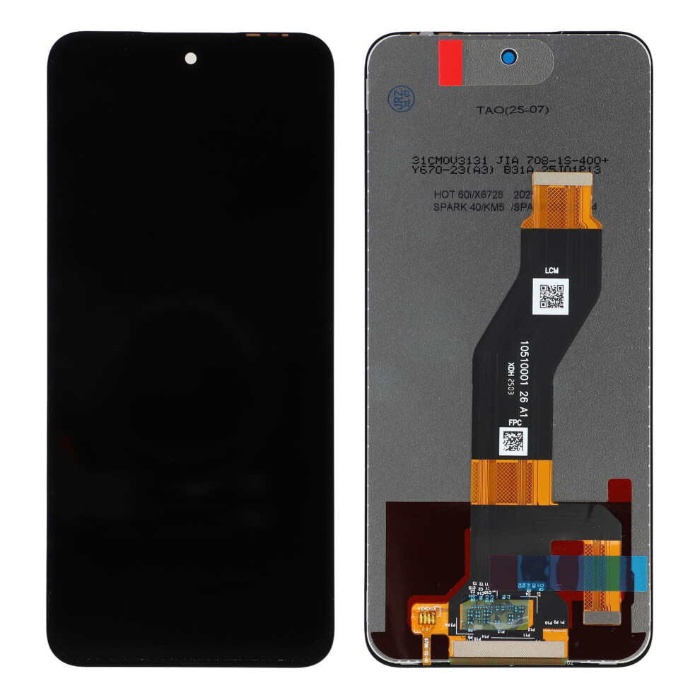 For Infinix Hot 60I 4G X6728 X6728b Grade C Lcd Screen And Digitizer Assembly Replacement Part (Without Logo) 6914275862604