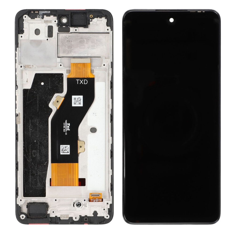 For Tecno Spark 20 Kj5 Grade C Lcd Screen And Digitizer Assembly+Frame (Without Logo) 6914270107519