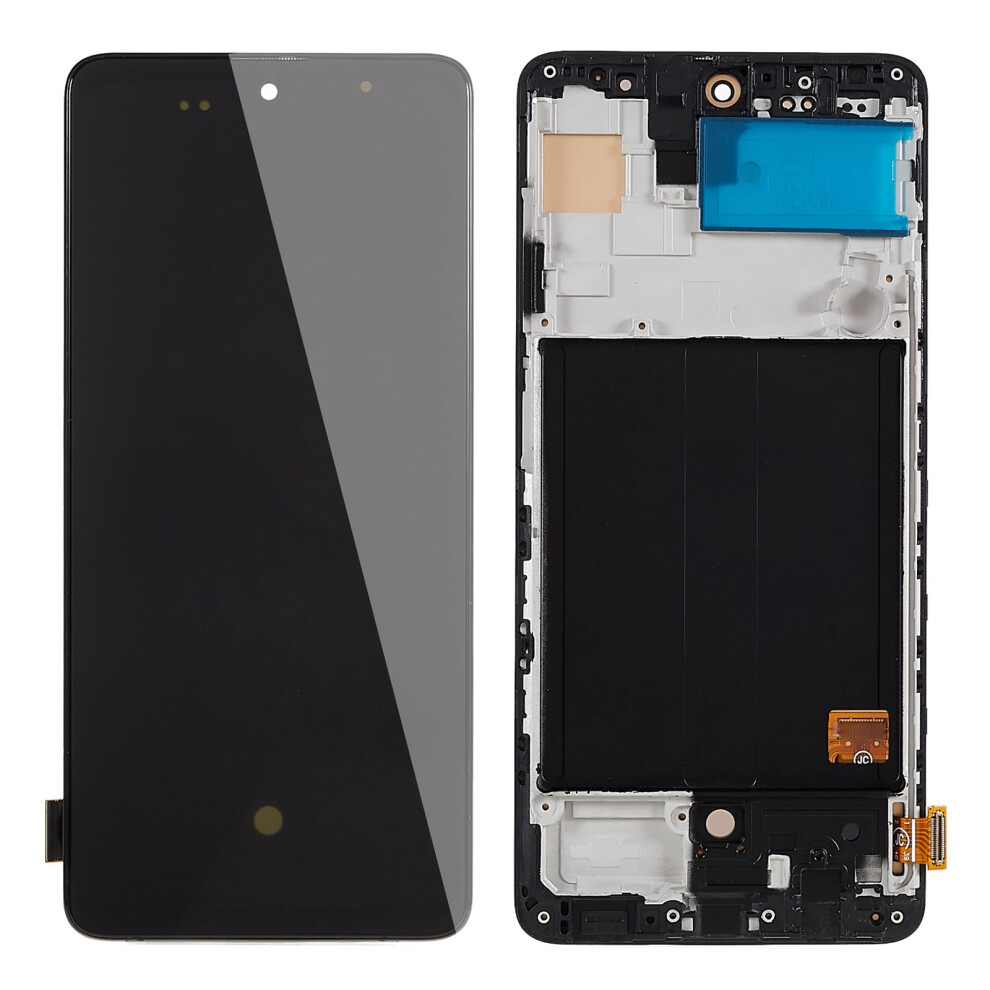 For Samsung Galaxy A51 4G Sm-A515 Grade C Oled Screen And Digitizer Assembly+Frame (Without Logo) 6914279430182
