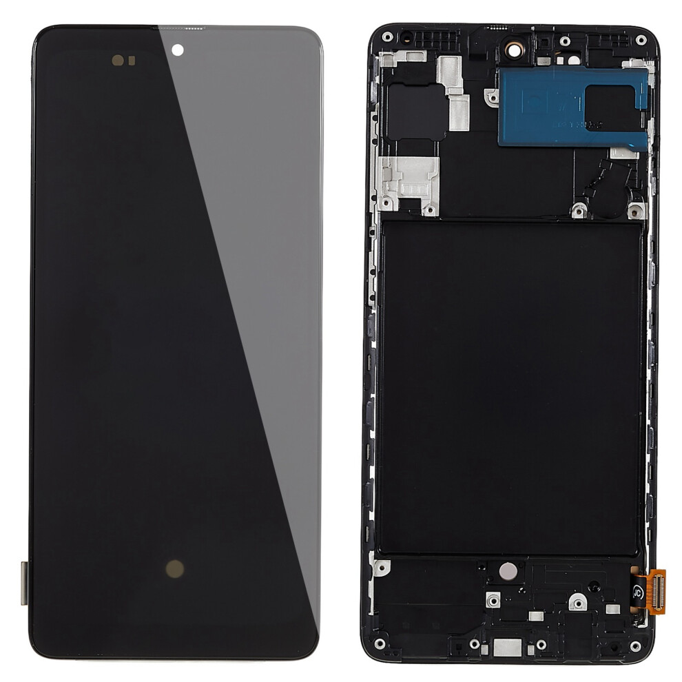 For Samsung Galaxy A71 4G Sm-A715 Grade C Oled Screen And Digitizer Assembly+Frame (Without Logo) 6914274144817