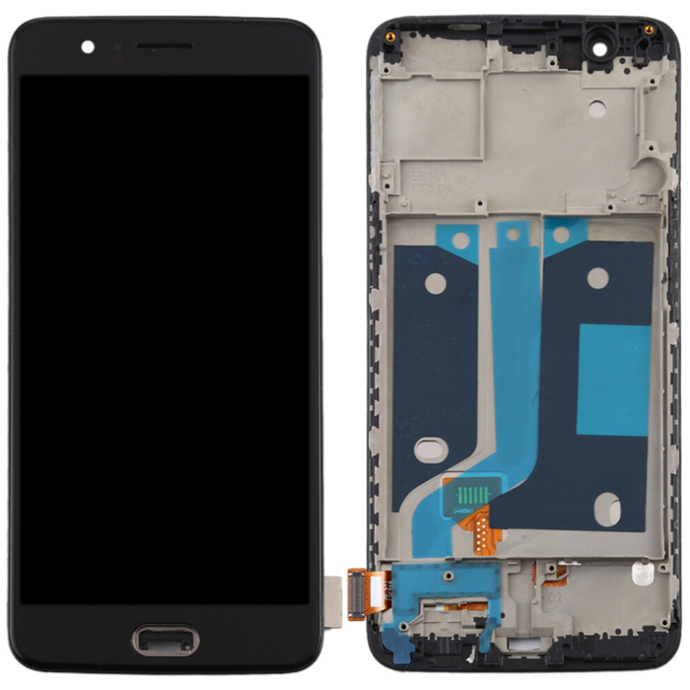 For Oneplus 5 Grade C Oled Screen And Digitizer Assembly+Frame (Without Logo) 6914273019369