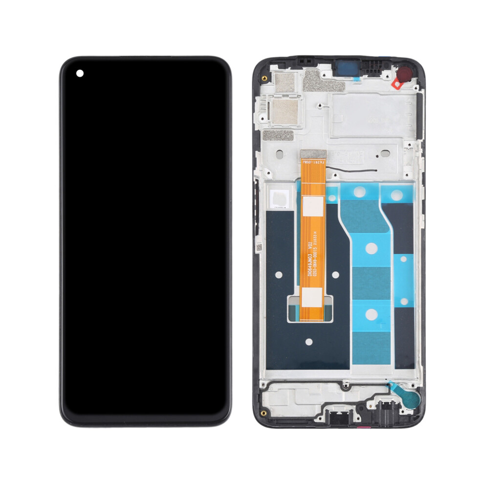 For Realme 6I (India)/6S/Narzo Rmx2002 Grade S Oem Lcd Screen And Digitizer Assembly+Frame Part (Without Logo) 6914275432104