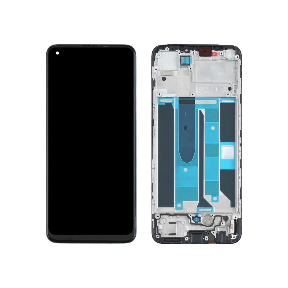 For Realme 8 4G Grade B Oled Screen And Digitizer Assembly+Frame Part (Without Logo) (Support Fingerprint Signification) 6914278631238