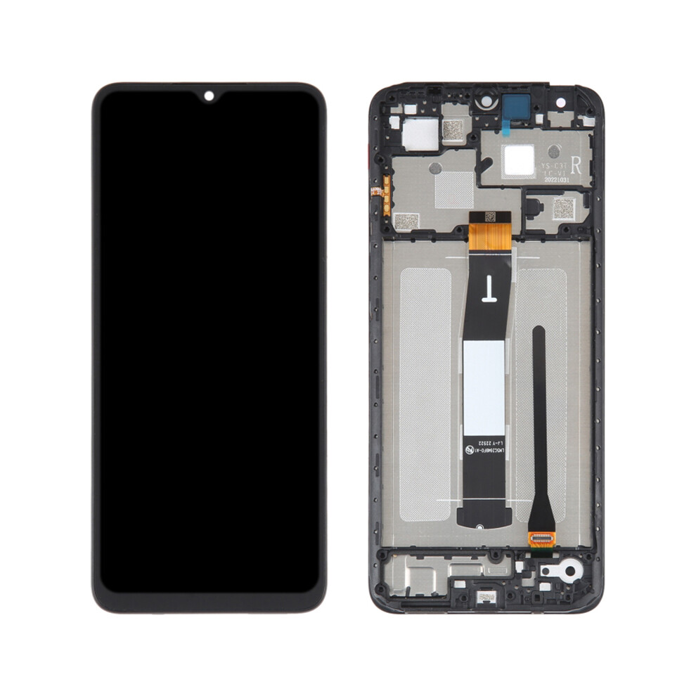 For Xiaomi Poco C55 4G/Redmi 12C 4G Oem Grade S Ips Lcd Screen And Digitizer Assembly+Frame Repair Part (Without Logo) 6914272171921