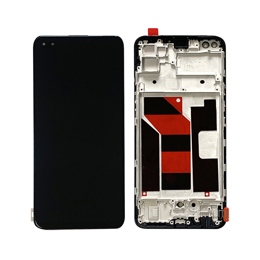 For Oppo Reno4 4G Grade C Lcd Screen And Digitizer Assembly+Frame Part (Tft Technology) (Without Logo) 6914276865857