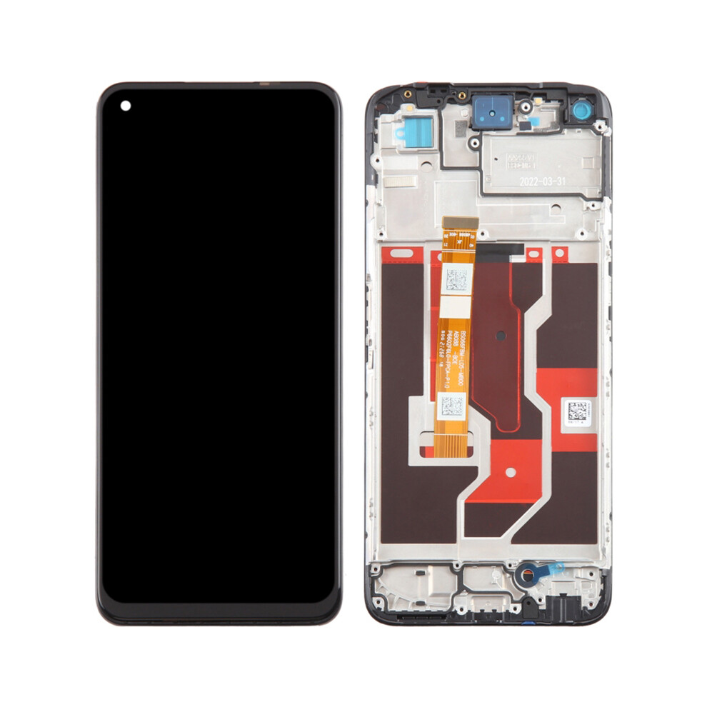 For Realme 9I 4G/Oppo A96 4G Grade B Lcd Screen And Digitizer Assembly+Frame Replacement Part (Without Logo) 6914270740761