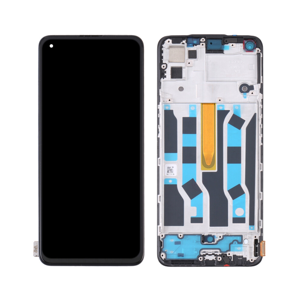 For Oppo Reno5 4G/Reno5 K Grade C Oled Screen And Digitizer Assembly+Frame Spare Part (Without Logo) 6914272260342