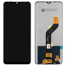 For itel P38 Pro Grade C LCD Screen and Digitizer Assembly Part (Without Logo)