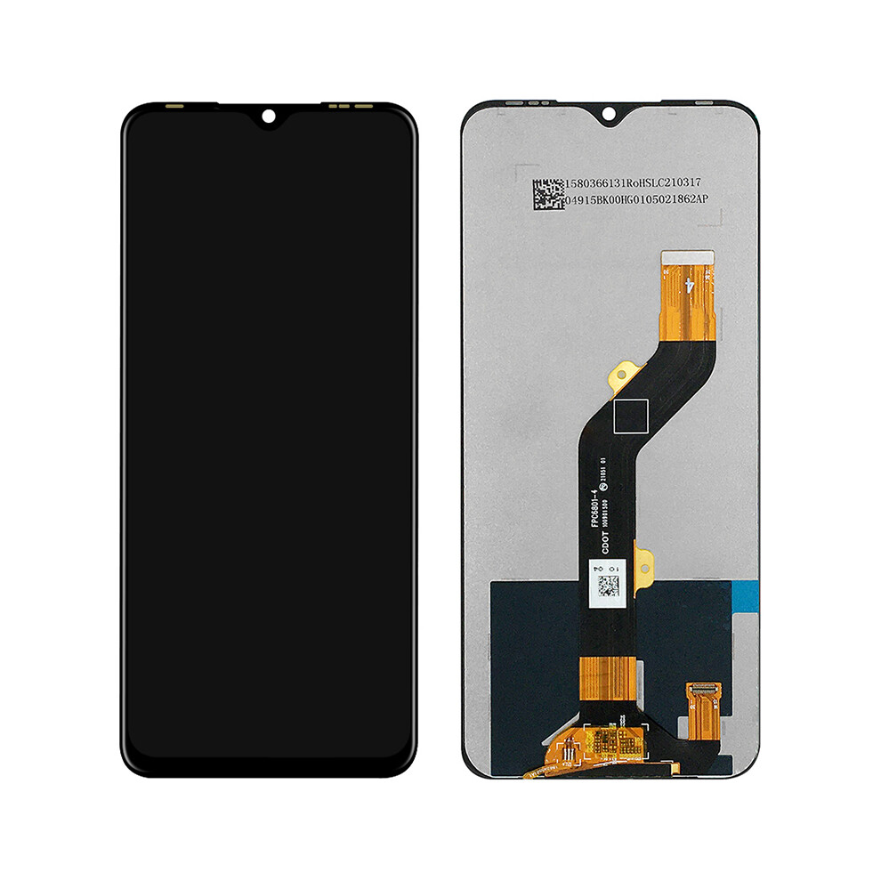 For itel P38 Pro Grade C LCD Screen and Digitizer Assembly Part (Without Logo)