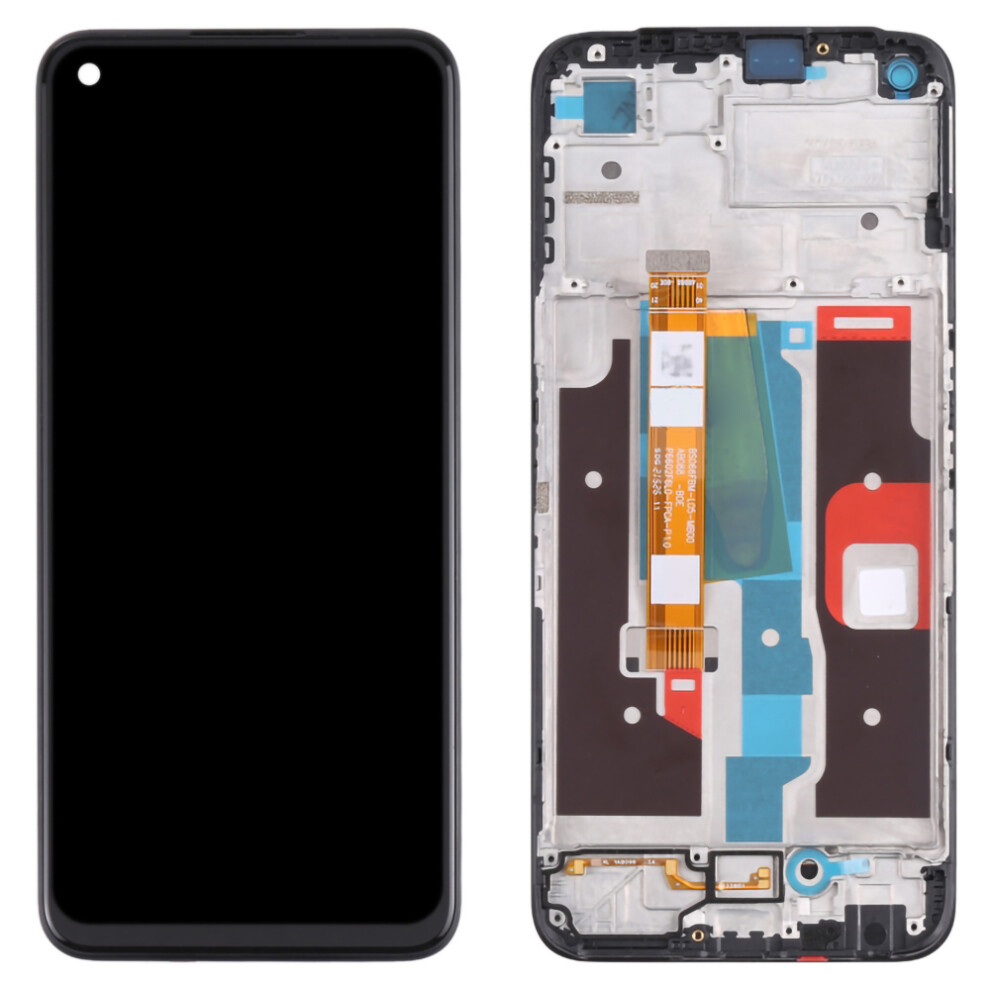 For Realme 8I/Narzo 50 4G Grade C Lcd Screen And Digitizer Assembly+Frame Replacement Part (Without Logo) 6914272585278