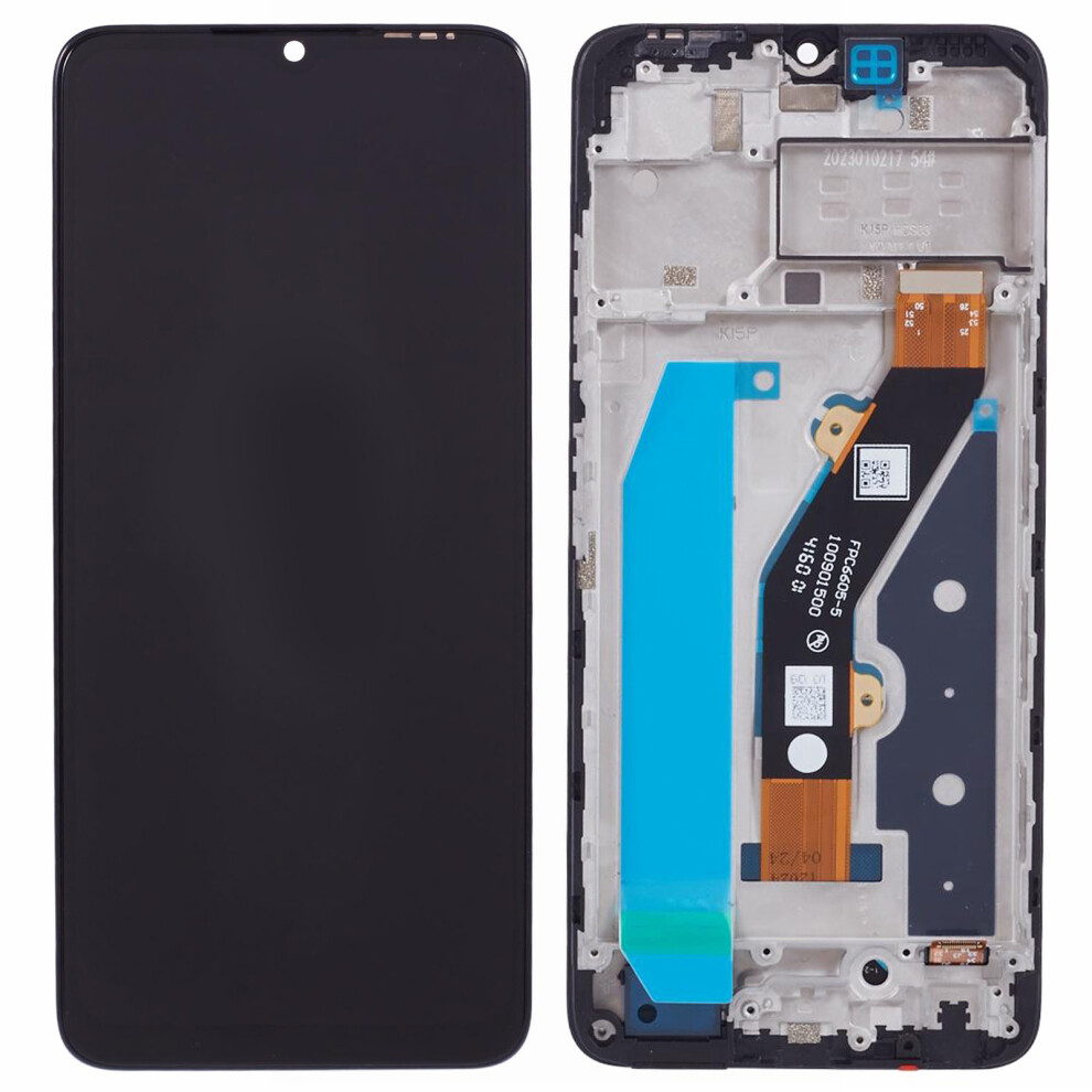 For Tecno Spark 10 4G Ki5 Grade C Lcd Screen And Digitizer Assembly+Frame Replacement Part (Without Logo) 6914275370611