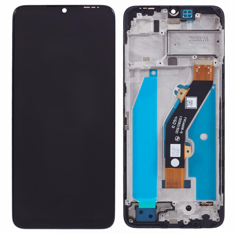 For Tecno Spark 10C 4G Ki5k Grade C Lcd Screen And Digitizer Assembly+Frame Replacement Part (Without Logo) 6914270494404