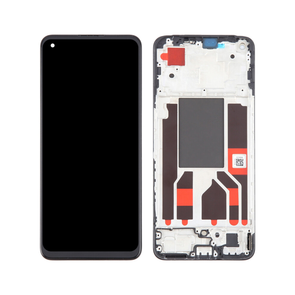 For Oppo Reno8 4G/Reno8 5G (Global Version) Grade C Oled Screen And Digitizer Assembly+Frame Spare Part (Without Logo) 6914270453142
