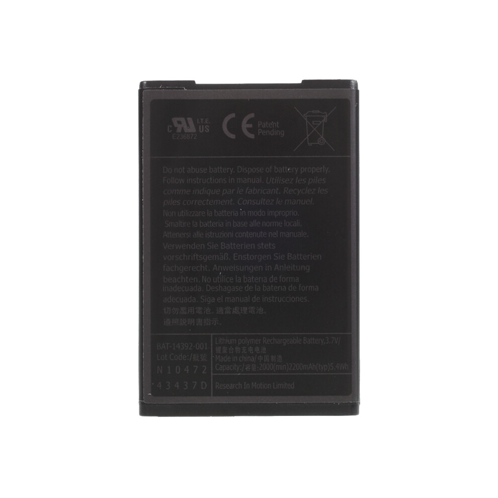 Assembly 2000Mah 3.7V Battery For Blackberry Bold 9000 9700 9780 6914273662589
