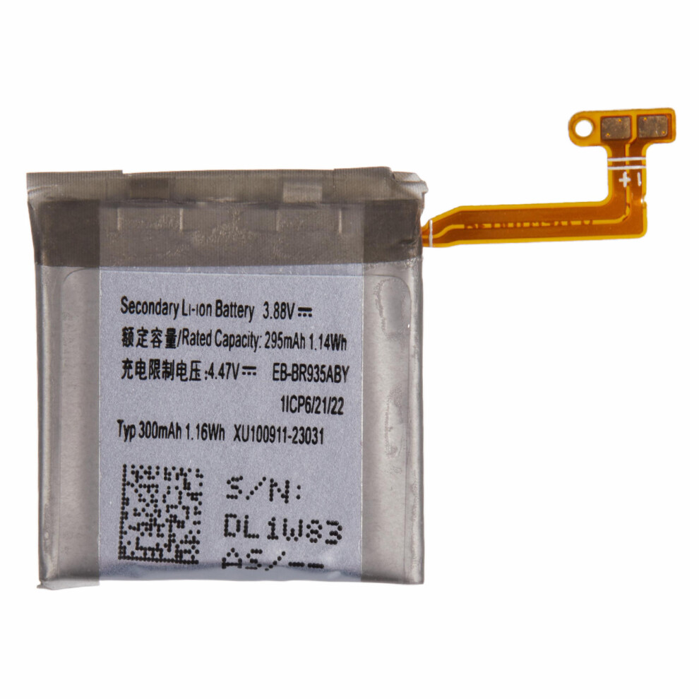 For Samsung Galaxy Watch6 40Mm 3.88V 295Mah Rechargeable Li-Polymer Battery Assembly Part (Encode: Eb-Br935aby) (Without Logo) 6914270707603